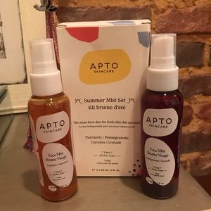 APTO Skincare Mist Set in Turmeric & Pomegranate